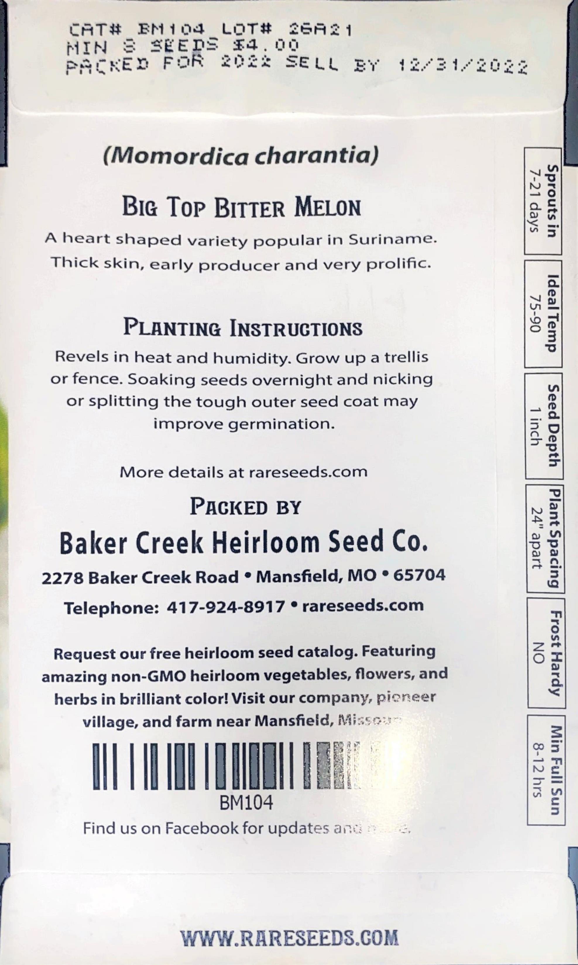 Big Top Bitter Melon